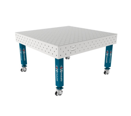 Зварювальний стіл PRO INOX на колесах 1500x1480 mm fi16 mm Сітка Діагональна