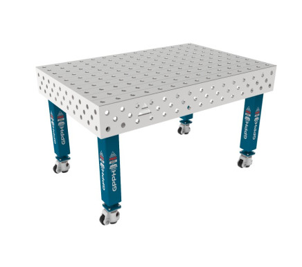 Зварювальний стіл PRO INOX на колесах 1500x1000 mm fi28 mm Сітка 100x100 mm