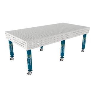 Зварювальний стіл PLUS INOX на колесах 2400x1200 mm fi16 mm Сітка 50x50 mm