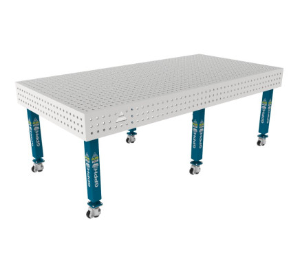 Зварювальний стіл PLUS INOX на колесах 2400x1200 mm fi16 mm Сітка 50x50 mm