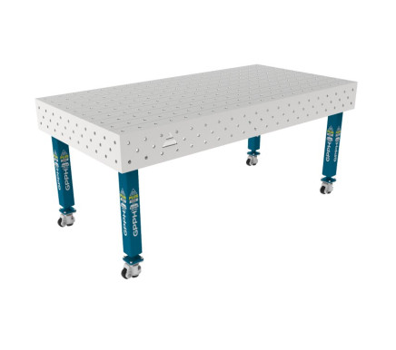 Зварювальний стіл PLUS INOX на колесах 2000x1000 mm fi16 mm Сітка 100x100 mm