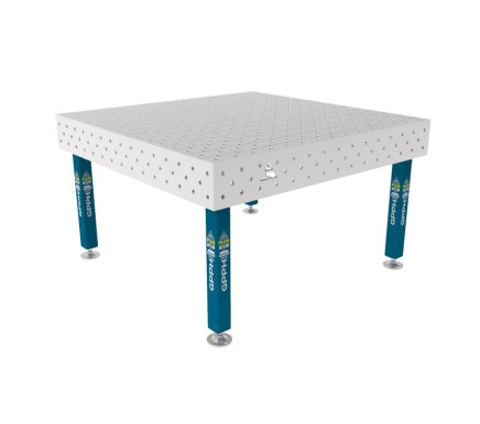 Зварювальний стіл PLUS INOX на опорах 1500x1480 mm fi16 mm Сітка Діагональна