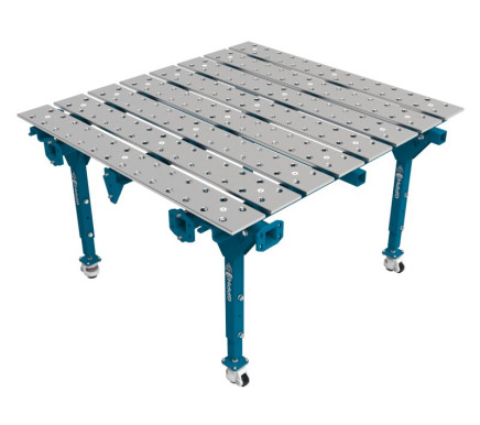 Модульний одинарний зварювальний стіл 1600x1500 mm fi28 mm Сітка 100x100 mm
