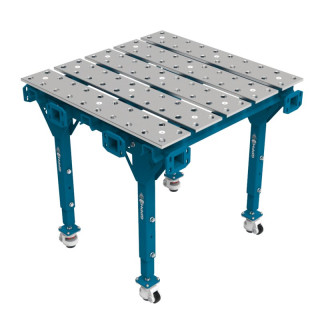 Модульний одинарний зварювальний стіл 1000x1000 mm fi28 mm Сітка 100x100mm