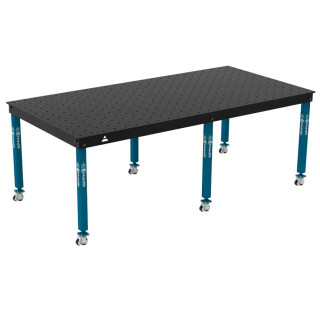 Зварювальний стіл BASIC на колесах 2400x1200 mm fi16 mm Сітка 100x100 mm
