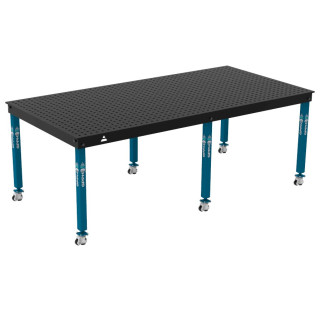 Зварювальний стіл BASIC на колесах 2400x1200 mm fi16 mm Сітка 50x50 mm