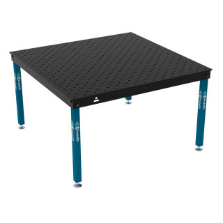 Зварювальний стіл BASIC на опорах 1500x1480 mm fi16 mm Сітка Діагональна