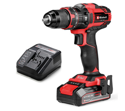 Шуруповерт аккумуляторный ударный Einhell TE-CD 18/44 Li-i 1x2.5Ah (4514287)
