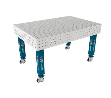 Зварювальний стіл PRO INOX на колесах 1500x1000 mm fi16 mm Сітка 50x50 mm