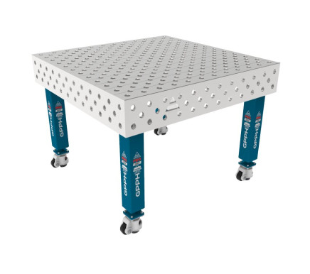 Зварювальний стіл PRO INOX на колесах 1200x1200 mm fi28 mm Сітка Діагональна