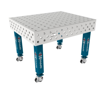 Зварювальний стіл PRO INOX на колесах 1200x1000 mm fi28 mm Сітка 100x100 mm