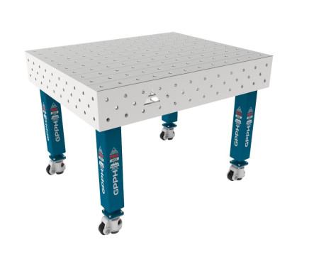 Зварювальний стіл PRO INOX на колесах 1200x1000 mm fi16 mm Сітка 100x100 mm