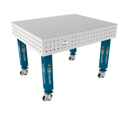 Зварювальний стіл PRO INOX на колесах 1200x1000 mm fi16 mm Сітка 50x50 mm
