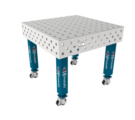 Зварювальний стіл PRO INOX на колесах 1000x1000 mm fi28 mm Сітка 100x100 mm