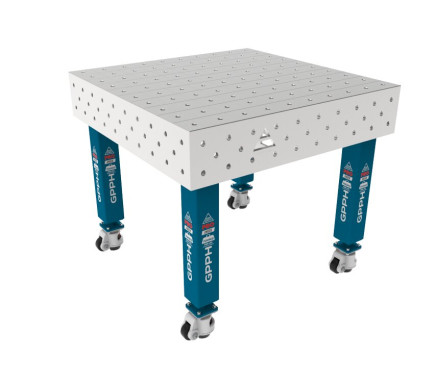 Зварювальний стіл PRO INOX на колесах 1000x1000 mm fi16 mm Сітка 100x100 mm