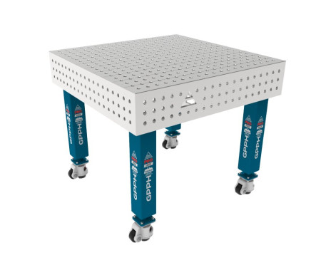Зварювальний стіл PRO INOX на колесах 1000x1000 mm fi16 mm Сітка 50x50 mm