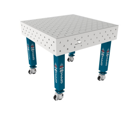 Зварювальний стіл PRO INOX на колесах 1000x1000 mm fi16 mm Сітка Діагональна