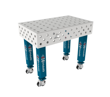 Зварювальний стіл PRO INOX на колесах 1000x600 mm fi28 mm Сітка 100x100 mm
