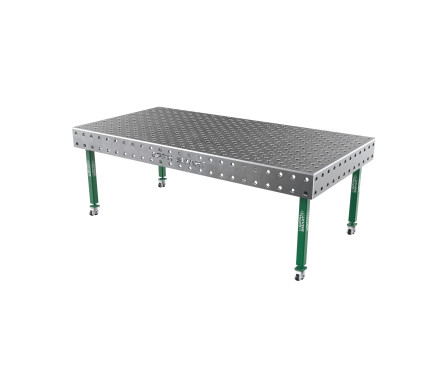 Зварювальний стіл GPPH SMART 12 mm на колесах 2400x1200 mm fi28 mm Сітка Діагональна