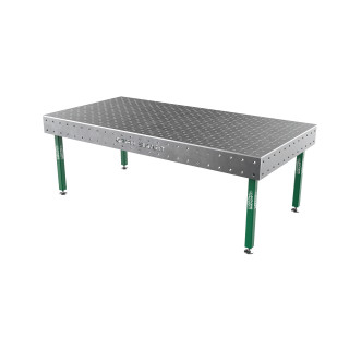 Зварювальний стіл GPPH SMART 12 mm на опорах 2400x1200 mm fi16 mm Сітка Діагональна