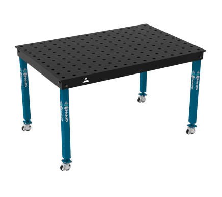 Зварювальний стіл BASIC на колесах 1500x1000 mm fi28 mm Сітка 100x100 mm