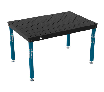 Зварювальний стіл BASIC на опорах 1500x1000 mm fi16 mm Сітка Діагональна
