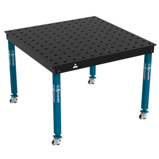 Зварювальний стіл BASIC на колесах 1200x1200 mm fi28 mm Сітка 100x100 mm