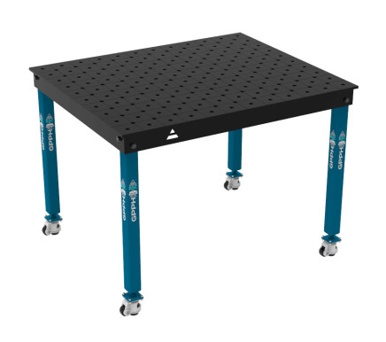 Зварювальний стіл BASIC на колесах 1200x1000 mm fi16 mm Сітка Діагональна