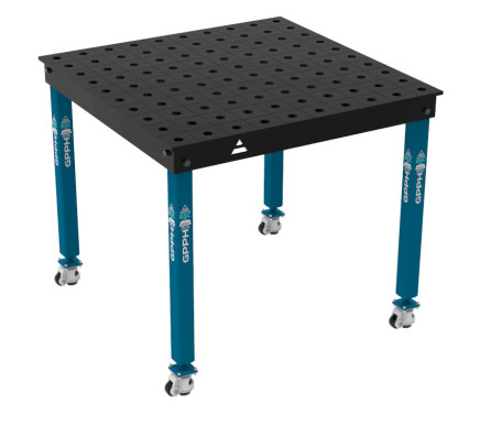 Зварювальний стіл BASIC на колесах 1000x1000 mm fi28 mm Сітка 100x100 mm