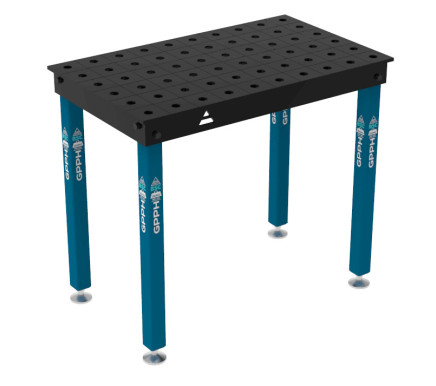 Зварювальний стіл BASIC на опорах 1000x600 mm fi28 mm Сітка 100x100 mm