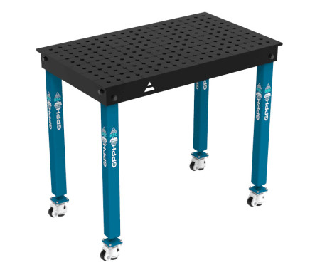 Зварювальний стіл BASIC на колесах 1000x600 mm fi16 mm Сітка 50x50 mm