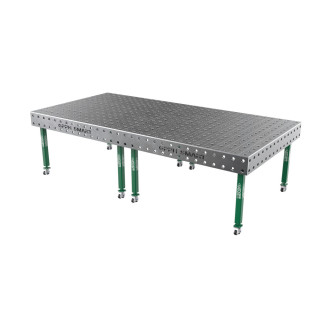Сварочный стол GPPH SMART 12 мм на колесах 3000x1480 мм fi28 мм Сетка 100x100 мм