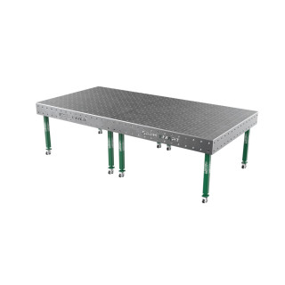 Сварочный стол GPPH SMART 12 мм на колесах 3000x1480 мм fi16 мм Сетка 100x100 мм