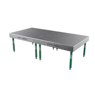 Сварочный стол GPPH SMART 15 mm на опорах 3000x1480 mm fi16 mm Сетка 100x100 mm