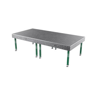 Сварочный стол GPPH SMART 15 мм на колесах 3000x1480 мм fi16 мм Сетка 100x100 мм