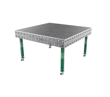 Сварочный стол GPPH SMART 15 mm на колесах 1500x1480 mm fi28 mm Сетка 100x100 mm