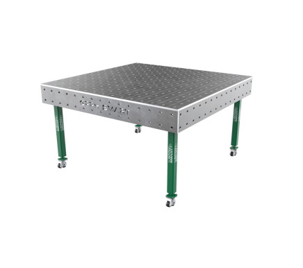 Welding Table GPPH SMART 15 mm on Wheels 1500x1480 mm fi16 mm Grid 100x100 mm