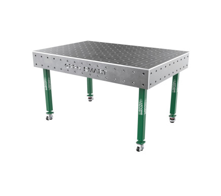 Сварочный стол GPPH SMART 15 mm на колесах 1500x1000 mm fi16 mm Сетка 100x100 mm
