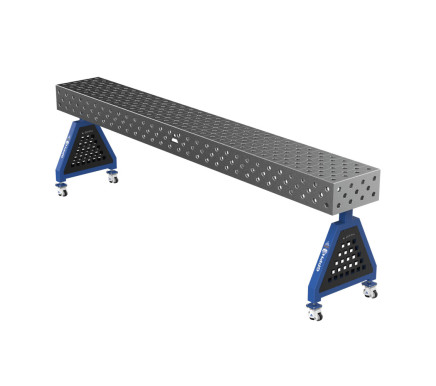 Сварочная опора TRESTLE EXPERT на колесах 3000x400x200 fi28 мм Сетка Диагональная