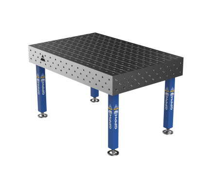 Зварювальний стіл PLUS на опорах 1500x1000 mm fi16 mm Сітка Діагональна