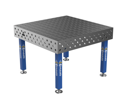 Зварювальний стіл PLUS на опорах  1200x1200 mm fi28 mm Сітка 100x100 mm