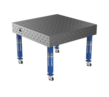 Зварювальний стіл PLUS на колесах 1200x1200 mm fi16 mm Сітка 100x100 mm