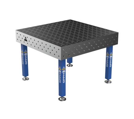 Зварювальний стіл PLUS на опорах 1200x1200 mm fi16 mm Сітка Діагональна