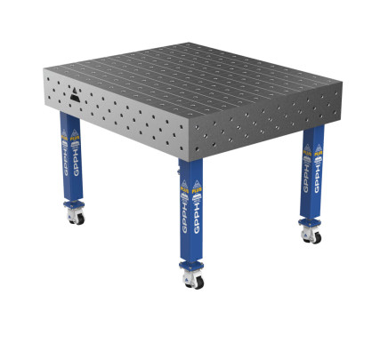 Зварювальний стіл PLUS на колесах 1200x1000 mm fi16 mm Сітка 100x100 mm