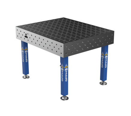 Зварювальний стіл PLUS на опорах 1200x1000 mm fi16 mm Сітка Діагональна