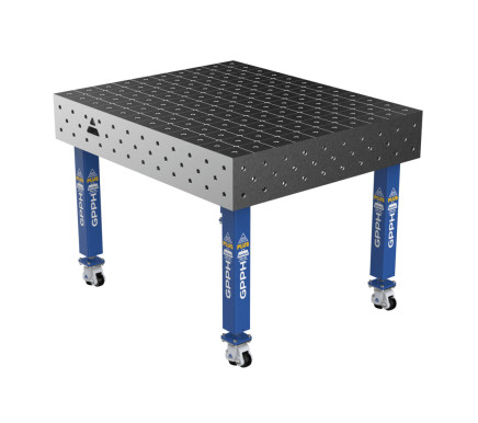 Зварювальний стіл PLUS на колесах 1200x1000 mm fi16 mm Сітка Діагональна