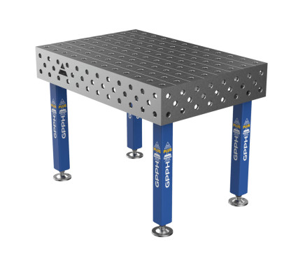 Зварювальний стіл PLUS на опорах 1200x800 mm fi28 mm Сітка 100x100 mm