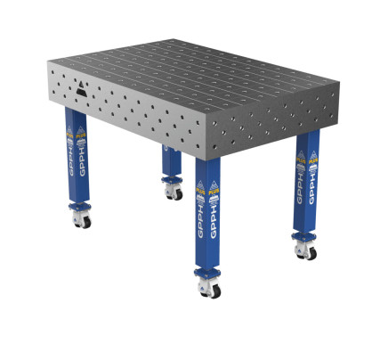 Зварювальний стіл PLUS на колесах 1200x800 mm fi16 mm Сітка 100x100 mm