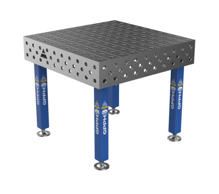 Зварювальний стіл PLUS на опорах 1000x1000 mm fi28 mm Сітка 100x100 mm