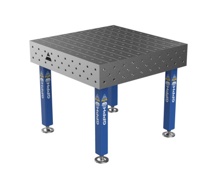 Зварювальний стіл PLUS на опорах 1000x1000 mm fi16 mm Сітка 100x100 mm